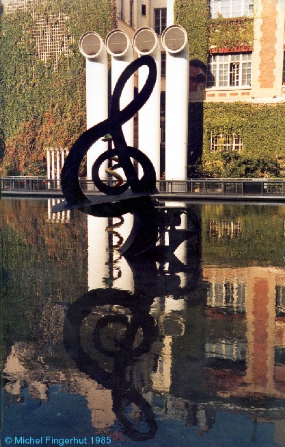 Fontaine Stravinski © Michel Fingerhut 1985